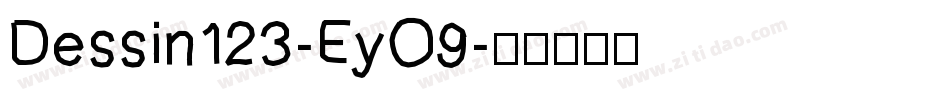 Dessin123-EyO9字体转换