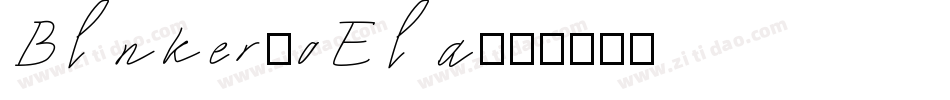 Blnker-oEla字体转换