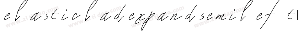 elasticladexpandsemileft字体转换