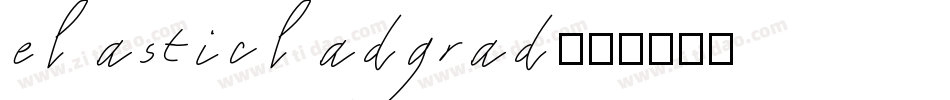 elasticladgrad字体转换