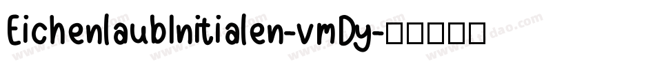 EichenlaubInitialen-vmDy字体转换