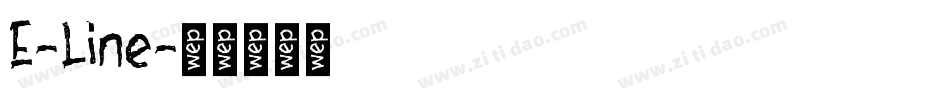 E-Line字体转换
