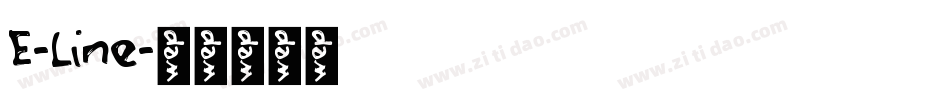 E-Line字体转换