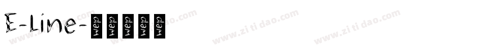 E-Line字体转换