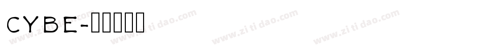 CYBE字体转换