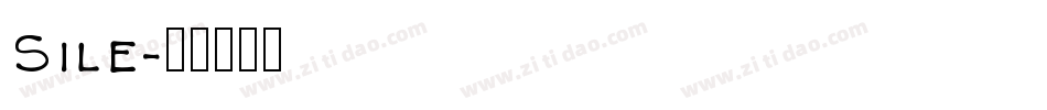 Sile字体转换