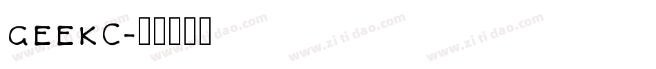 geekC字体转换