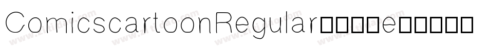 ComicscartoonRegular-240e字体转换