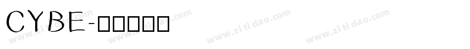 CYBE字体转换
