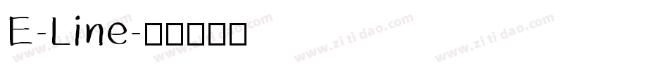 E-Line字体转换