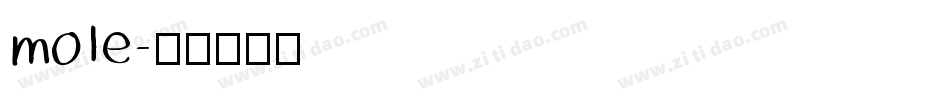 mole字体转换