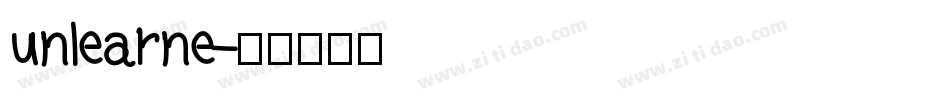 unlearne字体转换