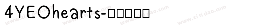 4YEOhearts字体转换