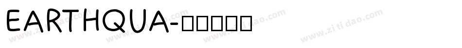EARTHQUA字体转换