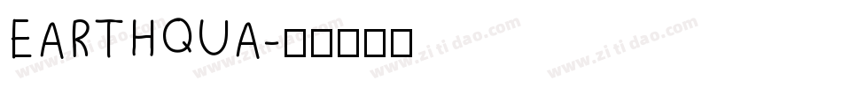 EARTHQUA字体转换