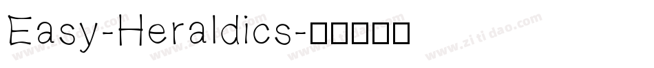 Easy-Heraldics字体转换