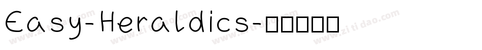 Easy-Heraldics字体转换