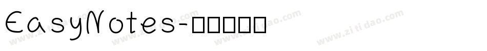 EasyNotes字体转换