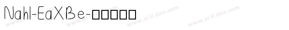 Nahl-EaXBe字体转换