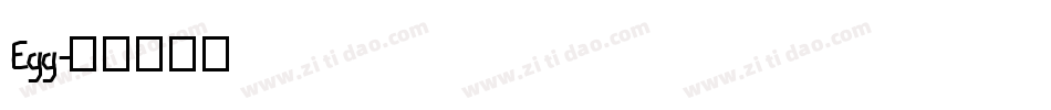 Egg字体转换