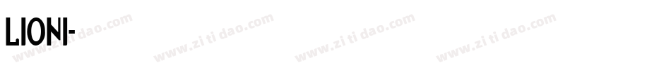 lioni字体转换