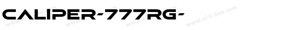 CALIPER-777RG字体转换