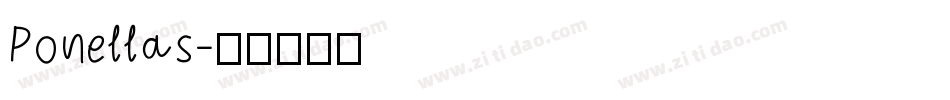 Ponellas字体转换