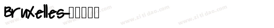 Bruxelles字体转换