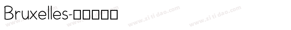 Bruxelles字体转换