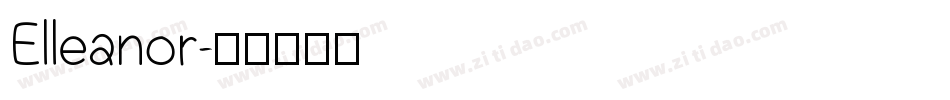 Elleanor字体转换