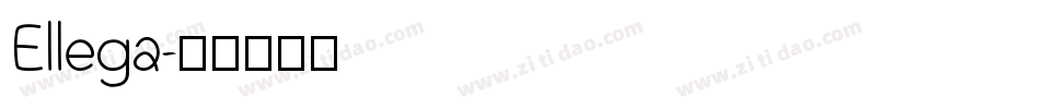 Ellega字体转换