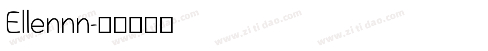 Ellennn字体转换