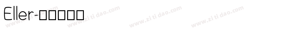 Eller字体转换