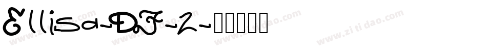 Ellisa-DF-2字体转换