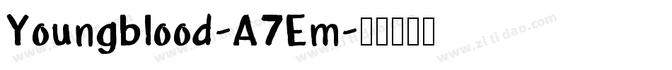 Youngblood-A7Em字体转换