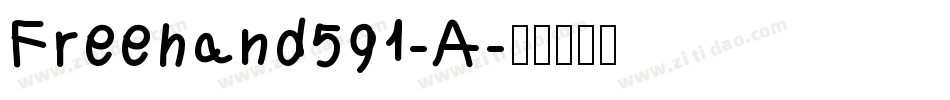 Freehand591-A字体转换