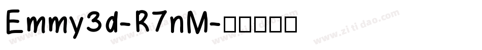 Emmy3d-R7nM字体转换