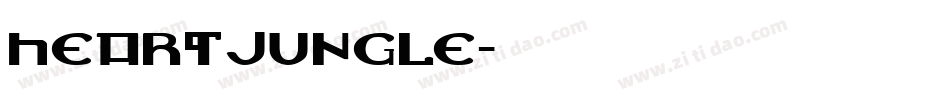 Heartjungle字体转换