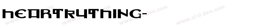 Heartkything字体转换