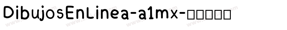 DibujosEnLinea-a1mx字体转换