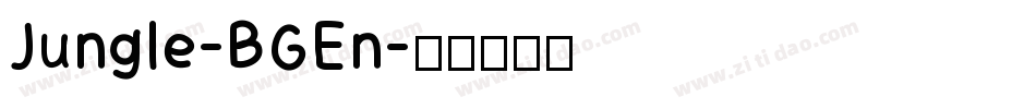 Jungle-BGEn字体转换