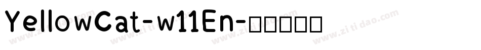 YellowCat-w11En字体转换
