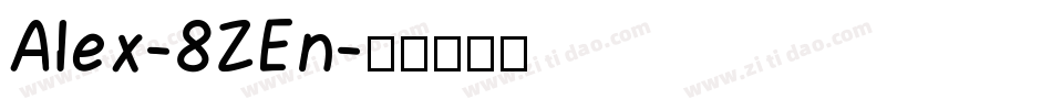 Alex-8ZEn字体转换