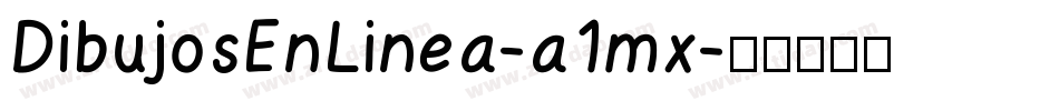 DibujosEnLinea-a1mx字体转换