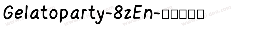 Gelatoparty-8zEn字体转换