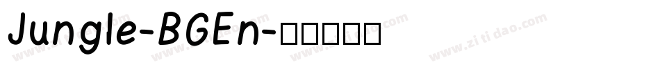 Jungle-BGEn字体转换