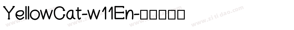 YellowCat-w11En字体转换