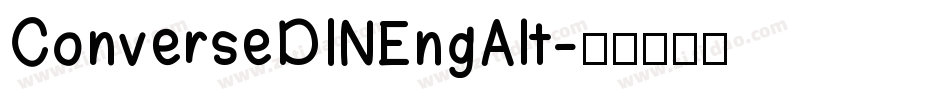 ConverseDINEngAlt字体转换