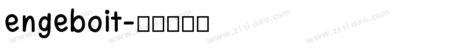 engeboit字体转换