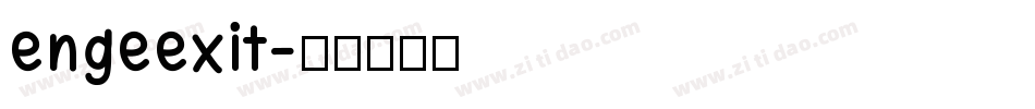 engeexit字体转换